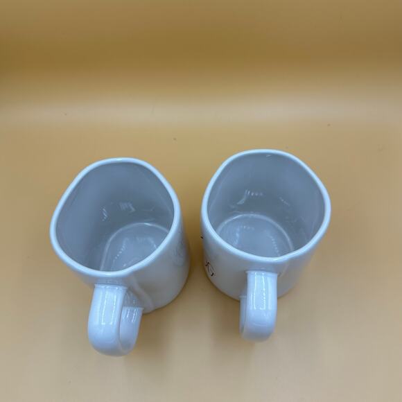 Rae Dunn Happy Howlidays AND Feliz Navidog Coffee Mugs Set of 2 - Picture 3 of 8